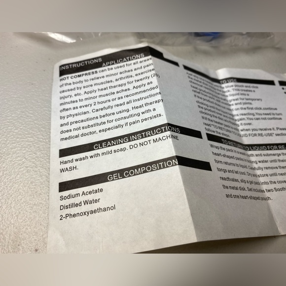 Avon Wellness Soothing Hearts Hot/Cold Compress Set - Picture 4 of 7